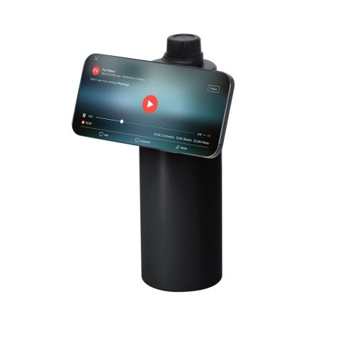 Butelka termiczna 600 ml ze stali nierdzewnej z recyklingu, magnetyczny obrotowy stojak na telefon Butelka termiczna 600 ml ze stali nierdzewnej z recyklingu, magnetyczny obrotowy stojak na telefon