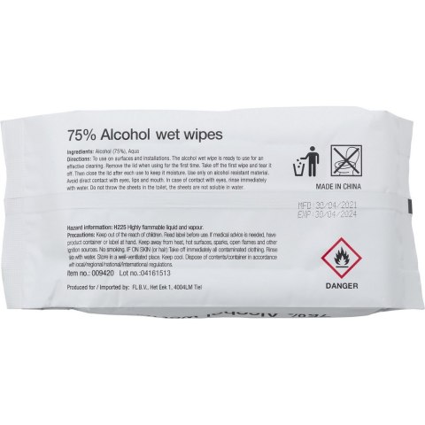 Chusteczki z alkoholem, 50 szt. Chusteczki z alkoholem, 50 szt.