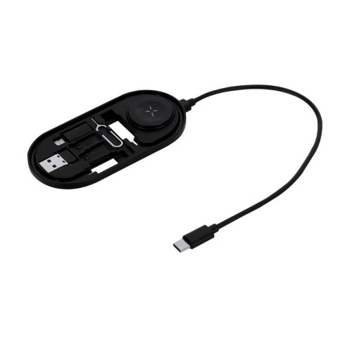 Ładowarka bezprzewodowa 15W z RABS, kabel do ładowania, etui w komplecie Ładowarka bezprzewodowa 15W z RABS, kabel do ładowania, etui w komplecie