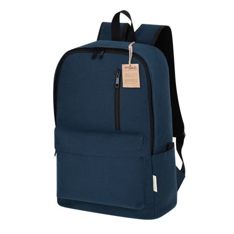 Plecak na laptopa 15" z bawełny z recyklingu Plecak na laptopa 15" z bawełny z recyklingu