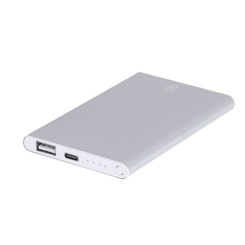 Power bank 4000 mAh z aluminium z recyklingu Power bank 4000 mAh z aluminium z recyklingu