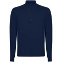 Estambul męska bluza z długim rękawem i zamkiem błyskawicznym na połowie długości navy blue