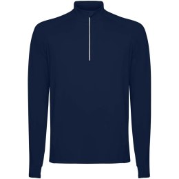 Estambul męska bluza z długim rękawem i zamkiem błyskawicznym na połowie długości navy blue