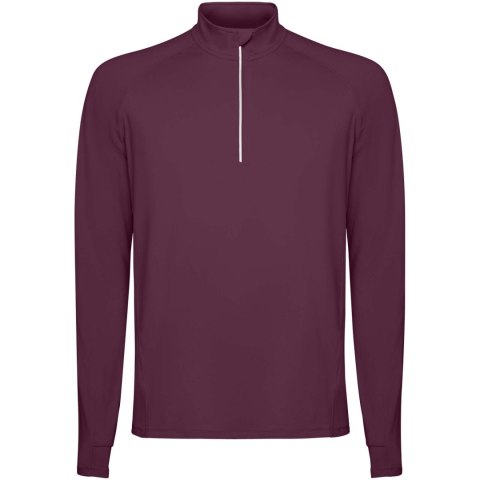 Estambul męska bluza z długim rękawem i zamkiem błyskawicznym na połowie długości plum red Estambul męska bluza z długim rękawem i zamkiem błyskawicznym na połowie długości plum red