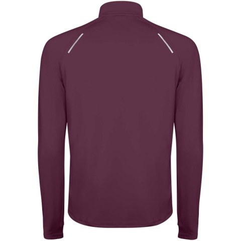 Estambul męska bluza z długim rękawem i zamkiem błyskawicznym na połowie długości plum red Estambul męska bluza z długim rękawem i zamkiem błyskawicznym na połowie długości plum red