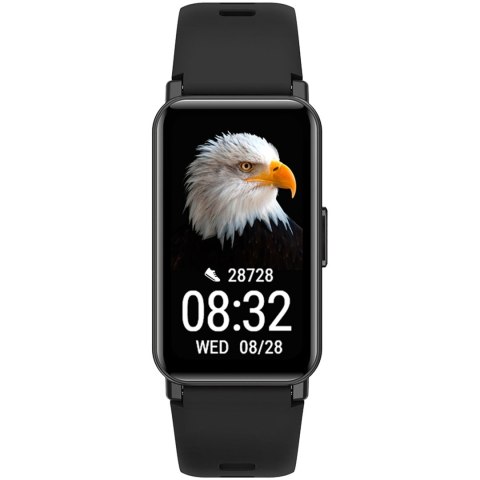 Sportowa inteligentna opaska z GPS Prixton AT806 czarny Sportowa inteligentna opaska z GPS Prixton AT806 czarny
