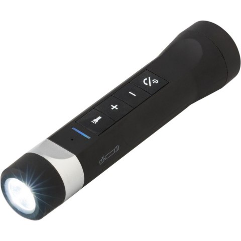 Wielofunkcyjna latarka LED, głośnik bezprzewodowy, power bank Wielofunkcyjna latarka LED, głośnik bezprzewodowy, power bank