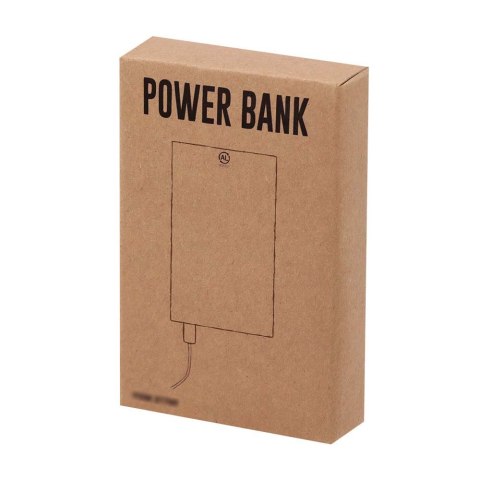 Power bank 4000 mAh z aluminium z recyklingu Power bank 4000 mAh z aluminium z recyklingu