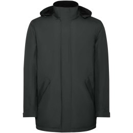 America męska ocieplana kurtka typu parka dark lead