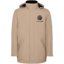 America męska ocieplana kurtka typu parka dark sand