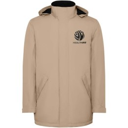 America męska ocieplana kurtka typu parka dark sand