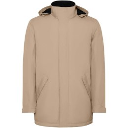 America męska ocieplana kurtka typu parka dark sand