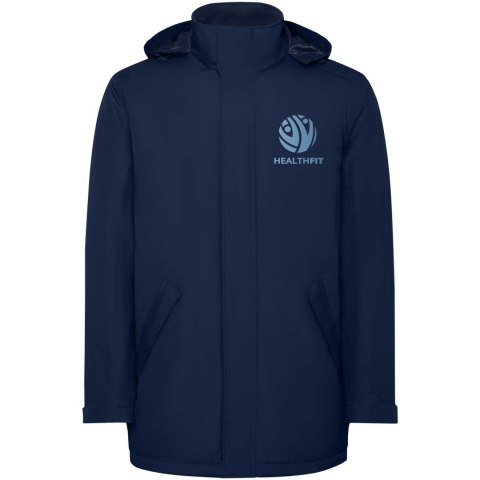 America męska ocieplana kurtka typu parka navy blue America męska ocieplana kurtka typu parka navy blue