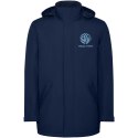 America męska ocieplana kurtka typu parka navy blue