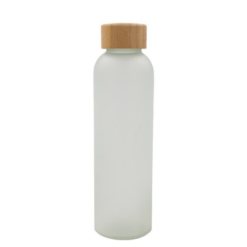 Butelka szklana Melbourne 500 ml, biały Butelka szklana Melbourne 500 ml, biały