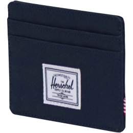 Herschel Charlie uchwyt na kartę RFID wykonany z materiałów z recyklingu granatowy