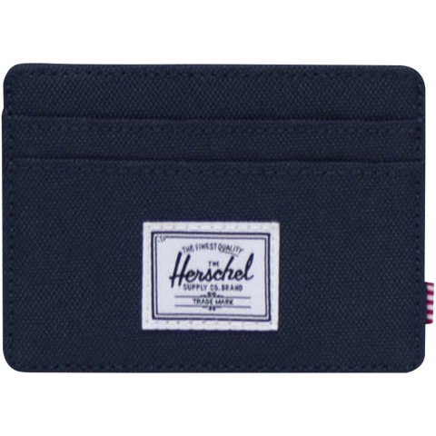 Herschel Charlie uchwyt na kartę RFID wykonany z materiałów z recyklingu granatowy Herschel Charlie uchwyt na kartę RFID wykonany z materiałów z recyklingu granatowy