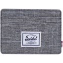 Herschel Charlie uchwyt na kartę RFID wykonany z materiałów z recyklingu szary melanż