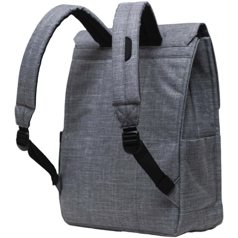 Herschel City plecak z materiałów z recyklingu o pojemności 16 l szary melanż Herschel City plecak z materiałów z recyklingu o pojemności 16 l szary melanż