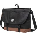 Herschel Cove torba listonoszka z recyklingu o pojemności 22,5 l czarny