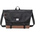Herschel Cove torba listonoszka z recyklingu o pojemności 22,5 l czarny