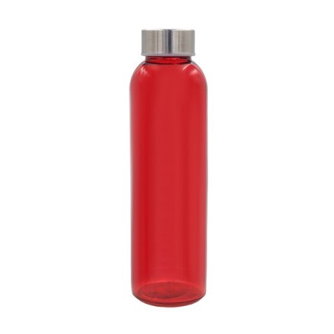 Kolorowa, szklana butelka Aqua Kuba 500 ml, czerwony Kolorowa, szklana butelka Aqua Kuba 500 ml, czerwony