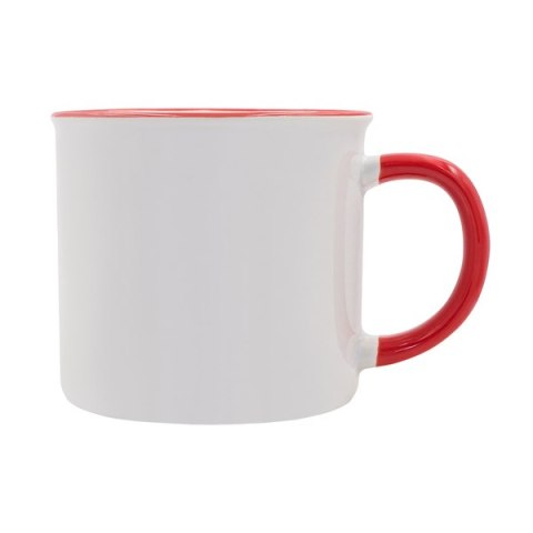 Kubek z powłoką sublimacyjną Ars 400 ml, czerwony Kubek z powłoką sublimacyjną Ars 400 ml, czerwony