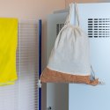 Bawełniany worek ze sznurkiem z korkowym elementem | Rontay