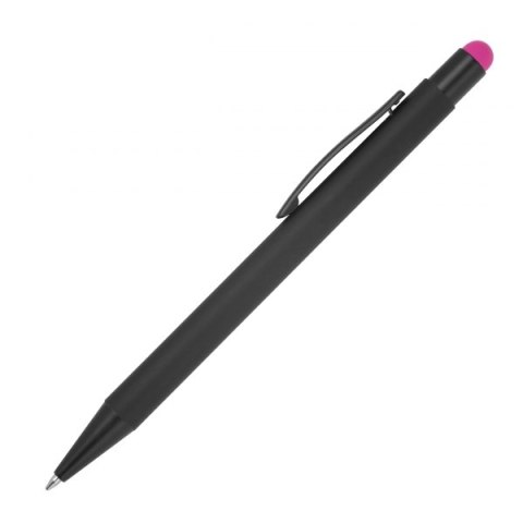 Długopis metalowy touch pen soft touch OHARA kolor różowy Długopis metalowy touch pen soft touch OHARA kolor różowy