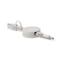 Zwijany kabel do ładowania i synchronizacji ze słomy pszenicznej Zwijany kabel do ładowania i synchronizacji ze słomy pszenicznej
