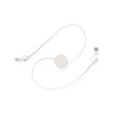Zwijany kabel do ładowania i synchronizacji ze słomy pszenicznej Zwijany kabel do ładowania i synchronizacji ze słomy pszenicznej