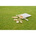 Zestaw drewnianych akcesoriów golfowych
