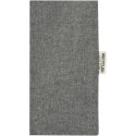 Pheebs modna torba na zakupy o pojemności 7 l z bawełny z recyklingu o gramaturze 150 g/m² czarny melanż (12064190)