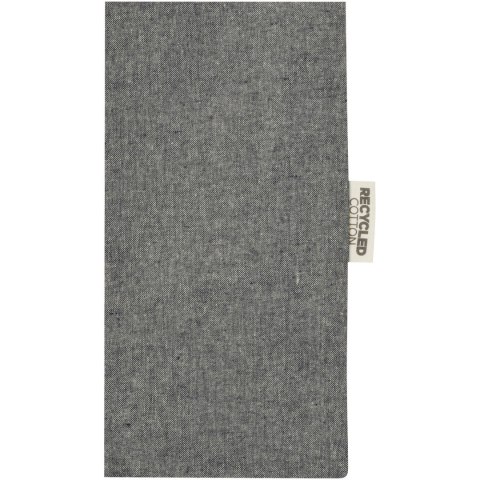 Pheebs modna torba na zakupy o pojemności 7 l z bawełny z recyklingu o gramaturze 150 g/m² czarny melanż (12064190) Pheebs modna torba na zakupy o pojemności 7 l z bawełny z recyklingu o gramaturze 150 g/m² czarny melanż (12064190)