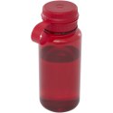 Butelka sportowa Ryder z materiału RPET, z certyfikatem RCS, o pojemności 900 ml, z wielofunkcyjną zakrętką czerwony