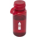 Butelka sportowa Ryder z materiału RPET, z certyfikatem RCS, o pojemności 900 ml, z wielofunkcyjną zakrętką czerwony
