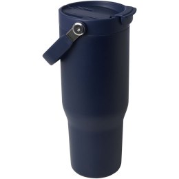Kubek Bronx o pojemności 900 ml, z izolacją próżniową, wykonany ze recyklingowanej stali nierdzewnej z certyfikatem RC