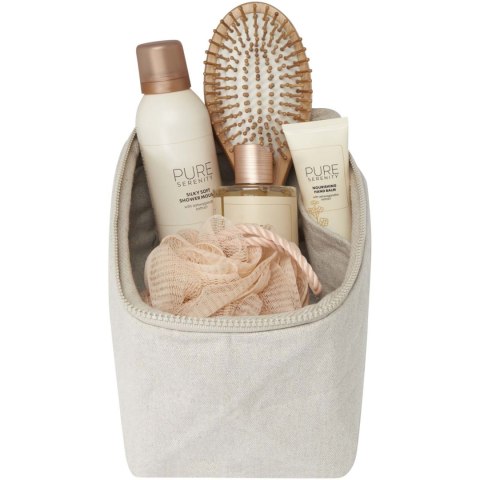 Organizer na przybory toaletowe z materiałów recyklingowanych Pack 500 g/m² Aware™ oatmeal Organizer na przybory toaletowe z materiałów recyklingowanych Pack 500 g/m² Aware™ oatmeal