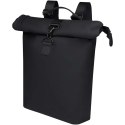 Plecak na laptopa 15,6" Turner z materiałów recyklingowanych GRS, o pojemności 12 l, ze zwijaną klapą czarny Plecak na laptopa 15,6" Turner z materiałów recyklingowanych GRS, o pojemności 12 l, ze zwijaną klapą czarny