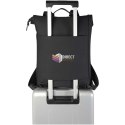 Plecak na laptopa 15,6" Turner z materiałów recyklingowanych GRS, o pojemności 12 l, ze zwijaną klapą czarny Plecak na laptopa 15,6" Turner z materiałów recyklingowanych GRS, o pojemności 12 l, ze zwijaną klapą czarny
