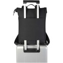 Plecak na laptopa 15,6" Turner z materiałów recyklingowanych GRS, o pojemności 12 l, ze zwijaną klapą czarny Plecak na laptopa 15,6" Turner z materiałów recyklingowanych GRS, o pojemności 12 l, ze zwijaną klapą czarny
