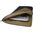 Plecak na laptopa 15,6" Turner z materiałów recyklingowanych GRS, o pojemności 12 l, ze zwijaną klapą czarny Plecak na laptopa 15,6" Turner z materiałów recyklingowanych GRS, o pojemności 12 l, ze zwijaną klapą czarny