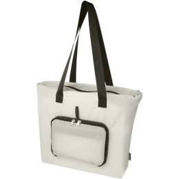 Składana torba na zakupy EcoFold z materiału RPET, o pojemności 16 l sandstone