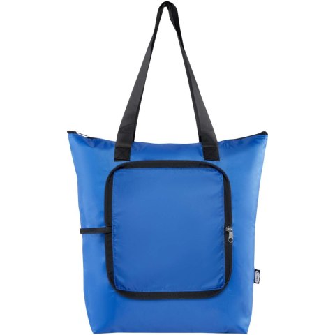 Składana torba termiczna EcoFold z materiału RPET, o pojemności 15 l błękit królewski Składana torba termiczna EcoFold z materiału RPET, o pojemności 15 l błękit królewski
