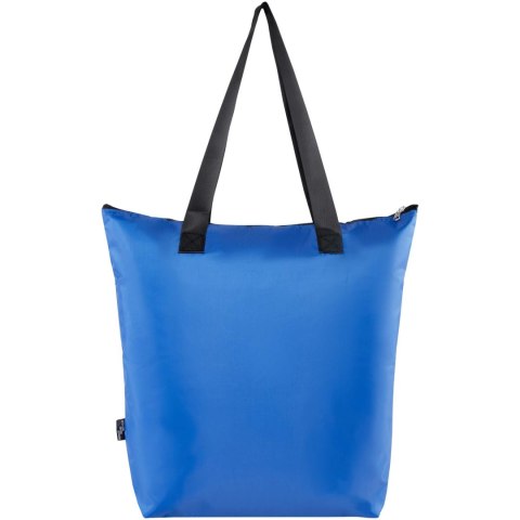 Składana torba termiczna EcoFold z materiału RPET, o pojemności 15 l błękit królewski Składana torba termiczna EcoFold z materiału RPET, o pojemności 15 l błękit królewski