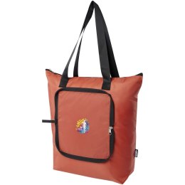 Składana torba termiczna EcoFold z materiału RPET, o pojemności 15 l brick (13009232)