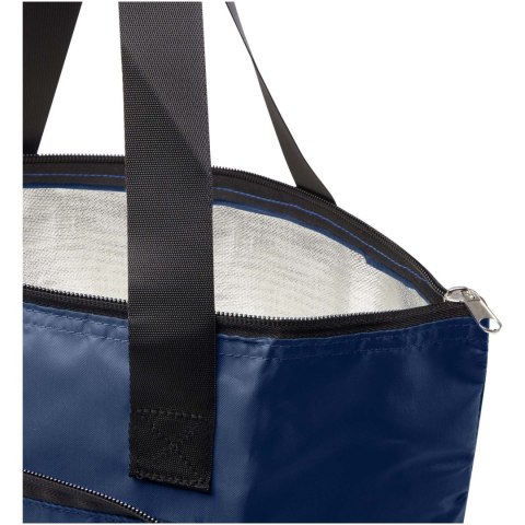 Składana torba termiczna EcoFold z materiału RPET, o pojemności 15 l granatowy Składana torba termiczna EcoFold z materiału RPET, o pojemności 15 l granatowy