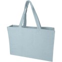 Torba plażowa Siam z materiału frotte z recyklingu GRS, o pojemności 13 l cloud blue