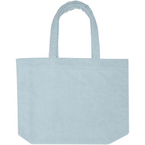 Torba plażowa Siam z materiału frotte z recyklingu GRS, o pojemności 13 l cloud blue Torba plażowa Siam z materiału frotte z recyklingu GRS, o pojemności 13 l cloud blue