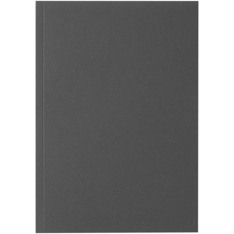 Notatnik A5 Novella Austen z miękką okładką z materiału z recyklingu, 50 kartek ciemnografitowy Notatnik A5 Novella Austen z miękką okładką z materiału z recyklingu, 50 kartek ciemnografitowy